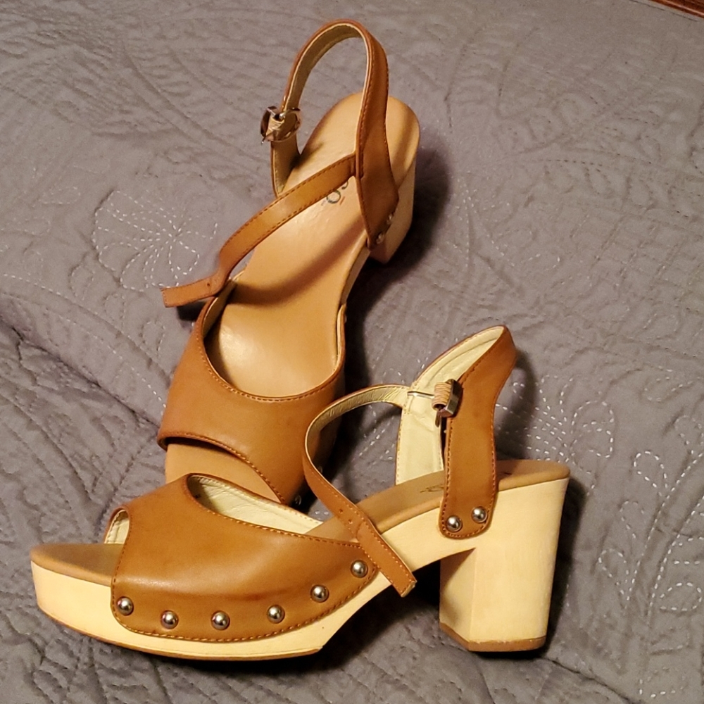 Bucco...wood platform sandals